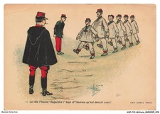 AXZP12-1001-MILITARY - The head haunts you look at the kepi of the man that is deva