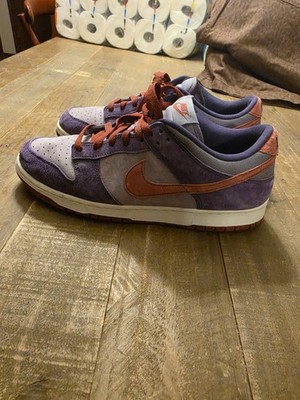 Nike Dunk Low Plum Purple/Gray/Red Low Top Lace Up Suede Sneaker CU1726-500