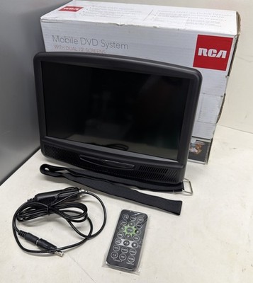 RCA 10 Inch DVD Screen Mobile Movie System Remote Control Headrest Car Adapter