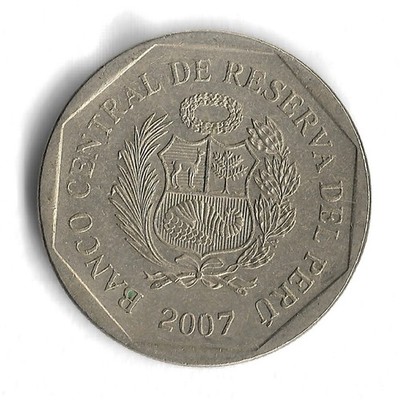 2007 Peru 1 Un Nuevo Sol World Coin - KM# 308.4