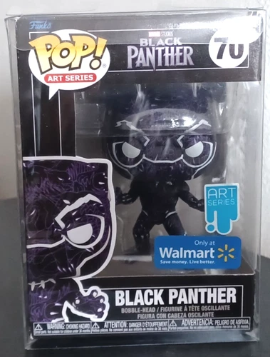Funko Pop Marvel Black Panther #70 With Protector (Exclusive)
