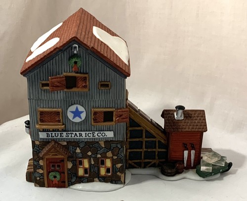 Dept 56 New England Village “Blue Star Ice Co."