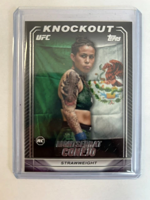 6 TOPPS UFC KNOCKOUT 2024 MONTSERRAT CONEJO STRAWWEIGHT  .