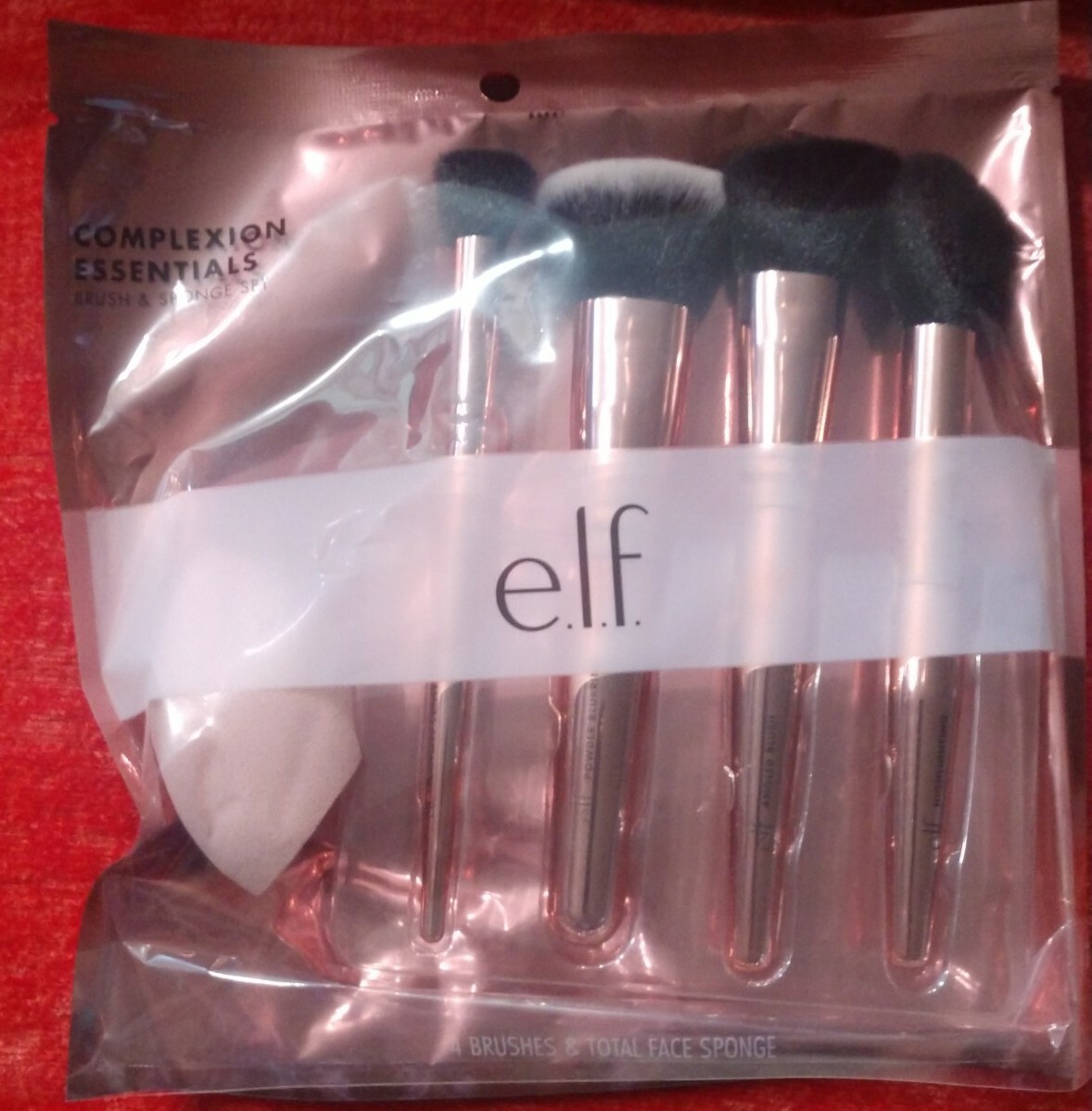 Complexion Essentials Kit Brush Sponge Set (4 Brushes