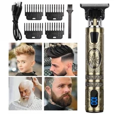 Pro Electric Hair Clippers Beard Trimmer Cutting Cordless Barber Shaving Machine