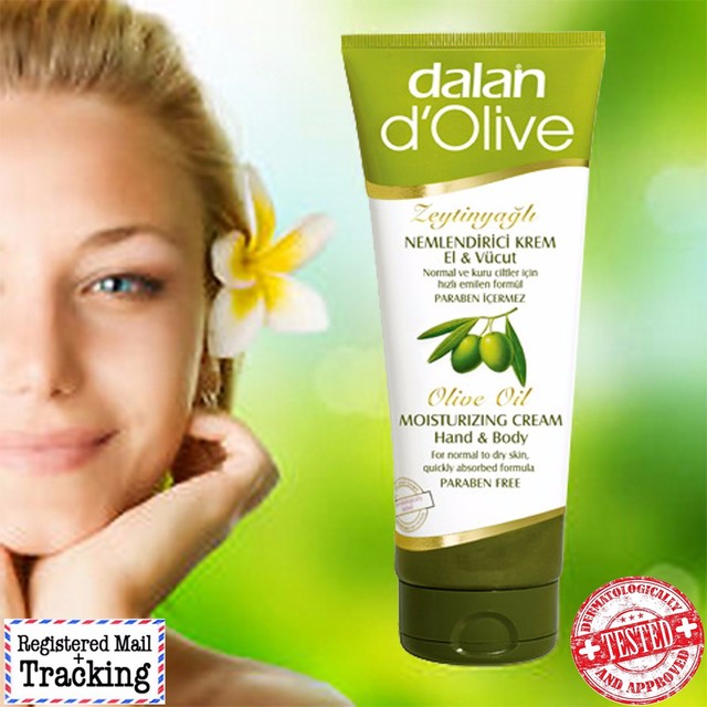 DALAN D'OLIVE OLIVE OIL CREAM HAND BODY MOISTURIZER 75 ml 2.6fl.oz