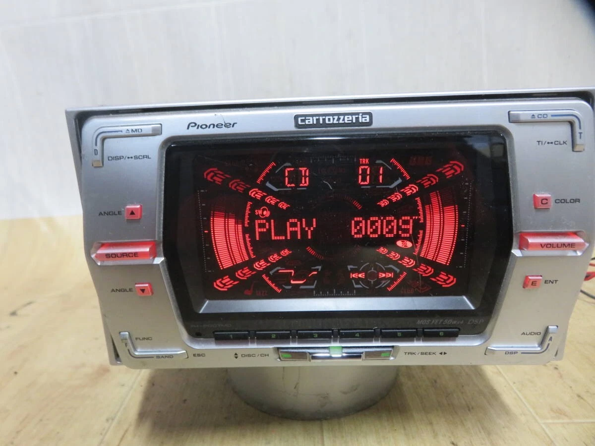 Pioneer Carrozzeria FH-P007MD Main Unit MD CD Player Car Audio 2DIN Silver 2003