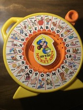 Vintage Mattel See 'N Say Disney Mickey Mouse ABC's 1989 Toy Tested and Works