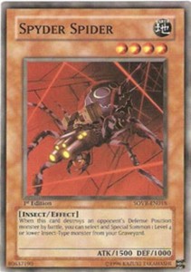 Spyder Spider - SOVR-EN018 - Common - Unlimited Edition x3 - Near Mint