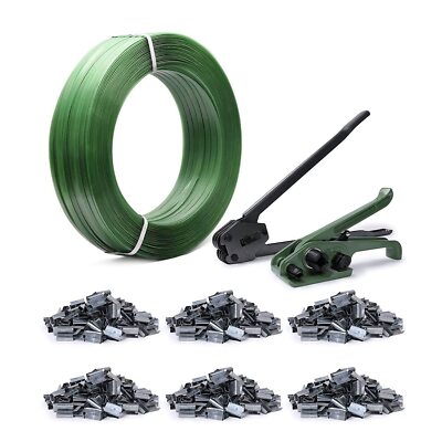 U.S. Solid 5/8'' Polyester PET Strapping Kit Manual Banding Tool