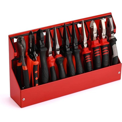 AXL 15-Slot Plier Organizer Rack - Metal Wire Rack For Regular & Wide Handle Pliers, Wrenches, Hand Tools (Made In Taiwan) - View #5