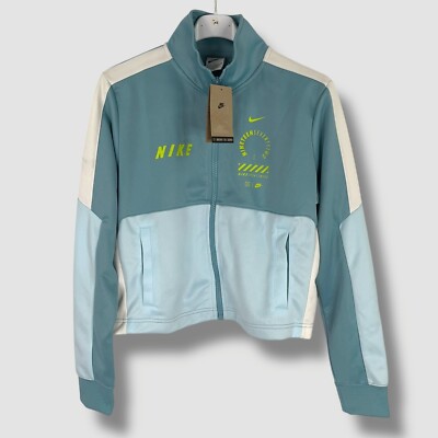 NIKE Womens Sportswear Tracksuit Top Blue SIZE S new HF5958