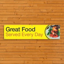 Pub PVC Banner 028 - Public House Great Food Outdoor Cafe Quality Bar Signage