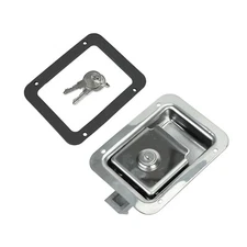 Stainless Door Lock Trailer Toolbox RV Paddle Handle Latch New 4.7" 3.6" Large