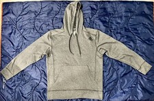 Adidas Ultimate Hoodie Women s Medium Gray Climawarm Pullover Sweatshirt VGUC