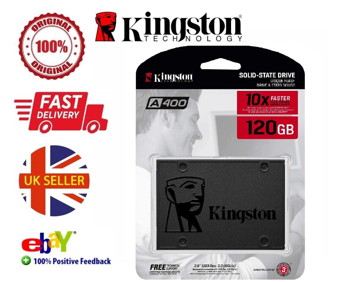 Kingston 120GB 240GB 480GB 960GB SSD A400 Solid State Hard Drive 2.5 SATA 3.0 | eBay