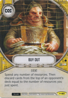 Star Wars Destiny: Buy Out [Mint/NM] Empire at War SW Fantasy Flight Games FFG D