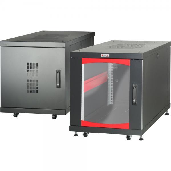 Armadio Server Rack 19'' 600x800 12 Unit&agrave; Nero da sotto-scrivania