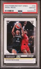 Graded 2024 Panini Instant WNBA Angel Reese #192 Rookie Basketball Card PSA 10