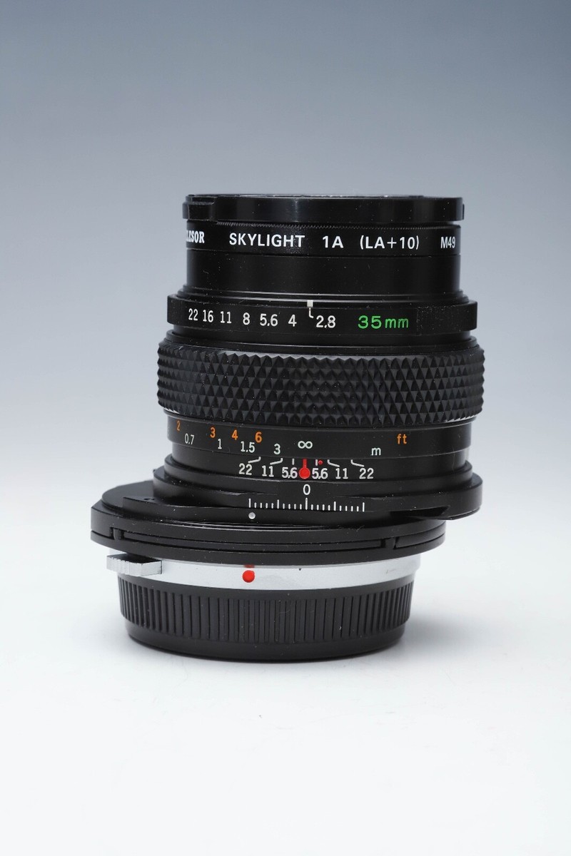 Olympus OM System Zuiko 35mm f/2.8 Shift Lens With Box, Case