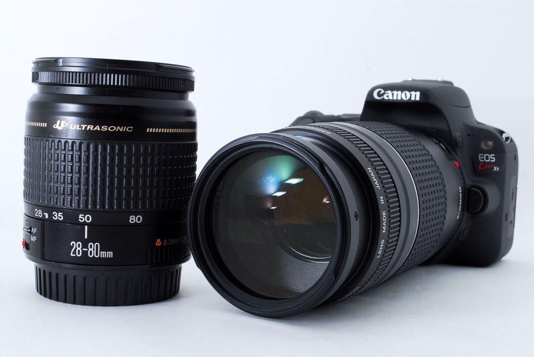 Canon EOS Kiss X9 Digital SLR Camera with EF28-80㎜ & EF 75