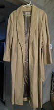 “leathers By New England” Suede Leather Coat Size Large - Light Camel