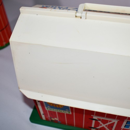 ๐ ๐ ๐ Vintage Fisher Price Little People Farm 915 Set Complete Silo 0824!!! - Picture 7 of 9