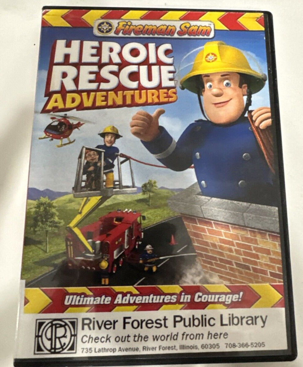 Fireman Sam - Heroic Rescue Adventures (DVD) - - - EX LIBRARY COPY