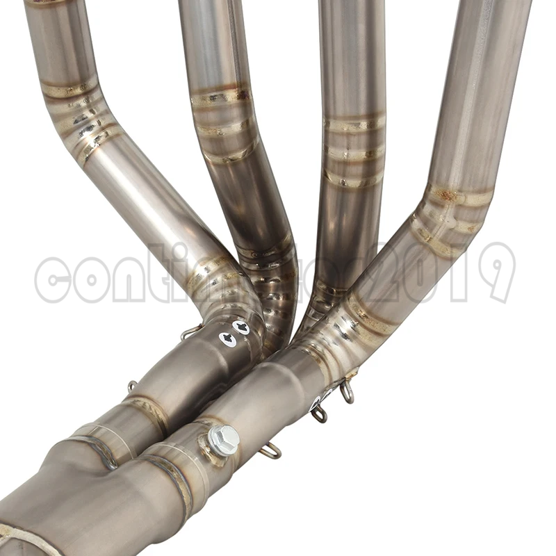 Titanium Exhaust Pipe For Kawasaki ZX14R ZZR1400 ZX1400E F ABS SE