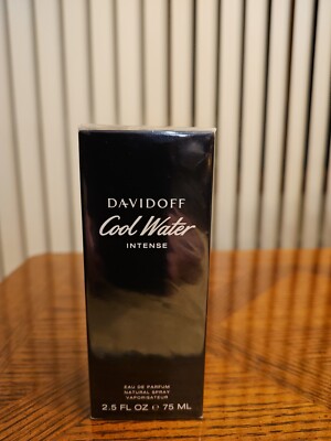 Davidoff Cool Water Intense for Men 2.5 fl. oz Eau de Parfum Spray 75ml SEALED