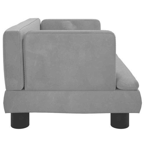 Kids Sofa Mini Couch Velvet Children Lounge Chair With Solid Pine Wood Frame - Picture 4 of 10