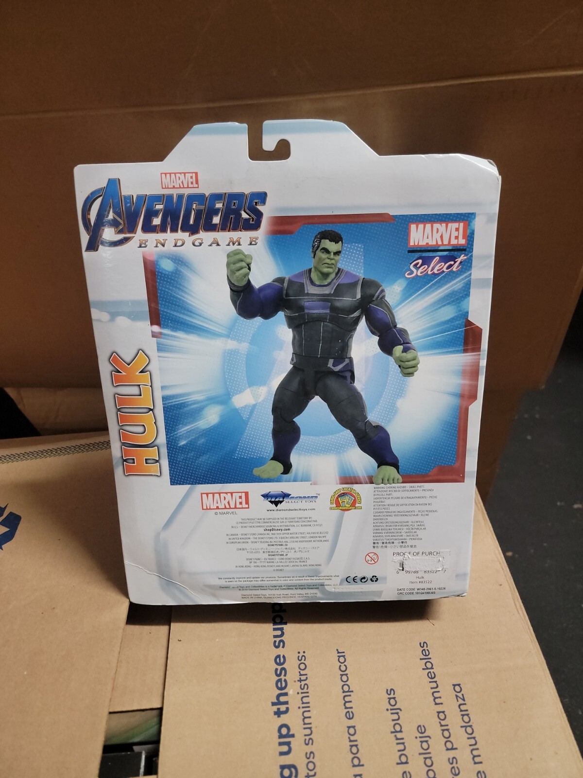 Disney Store Avengers Endgame Marvel Select Hulk Action Figure