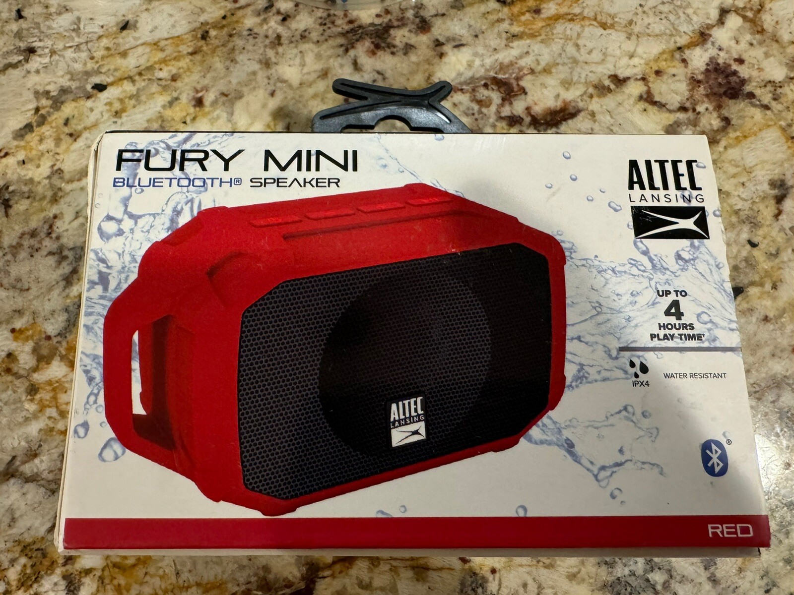 Altec Fury Mini Bluetooth Waterproof Speaker Red   IMW141-image