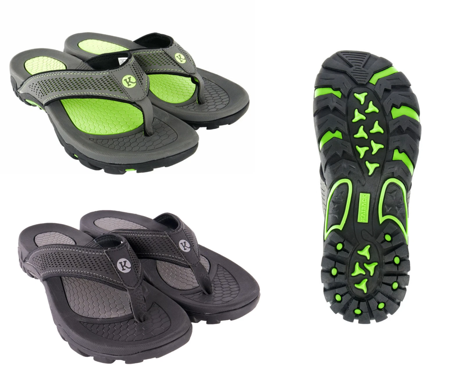 Men's Kaiback Drifter Sandal - Outdoor Sport Flip Flop Tough Tread Arch Support
Opens in a new windo