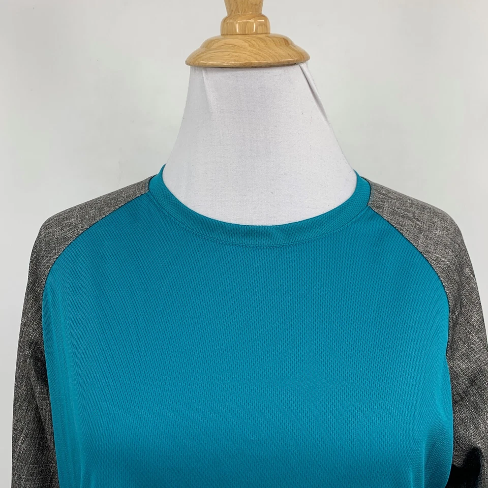 Camisa DaKine para mujer M mediana verde jade gris manga larga ciclismo activo al aire libre Foto 3 de 4