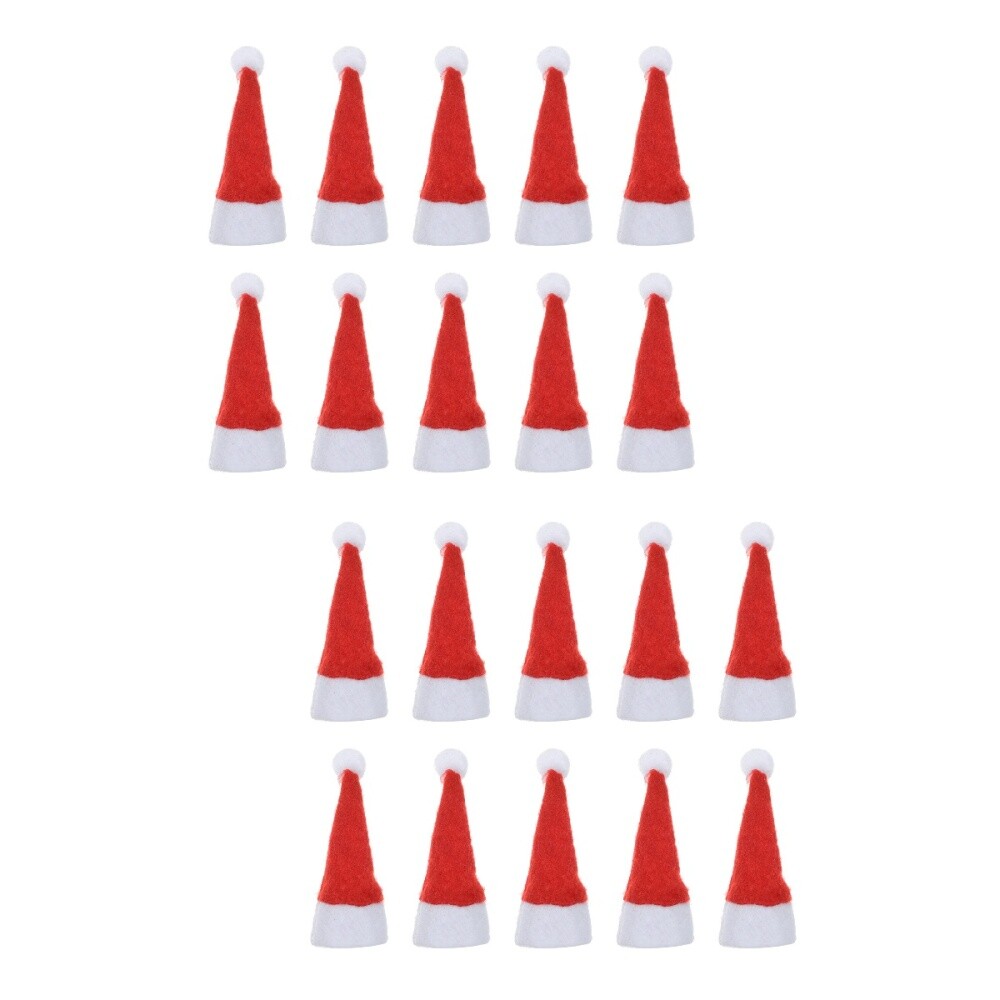 20 Pcs Lollipop Hat Candy Christmas Ornaments Candy Hat Lollipop Cover