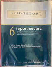 BridgePort(Big Lot's) 6-Pack Report Covers--8.5 X 11"