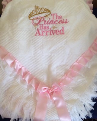 personalised baby shawl