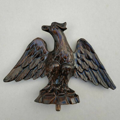 Zierteil Applikation Adler Regulator Wanduhr Pendeluhr Krone Aufbau Aufsatz