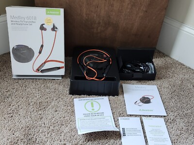 Avantree Medley Clear Wireless Earbuds for TV Listening with