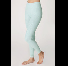 New High Waisted Moto Designed Leggings in Vintage Green