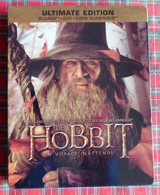 DER HOBBIT -- EINE UNERWARTETE REISE: Blu Ray + DVD ULTIMATE EDITION Steelbook 