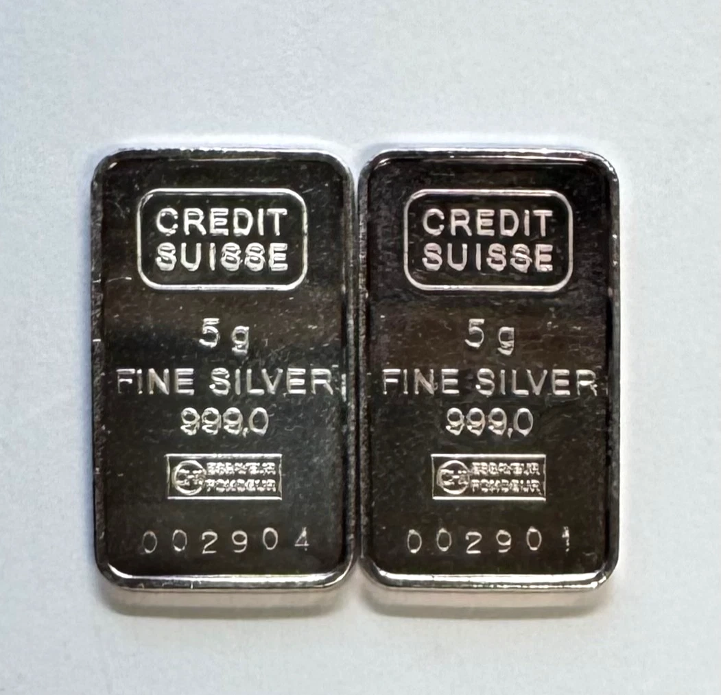 5 g Precious Metal Content per Unit Credit Suisse Bullions for