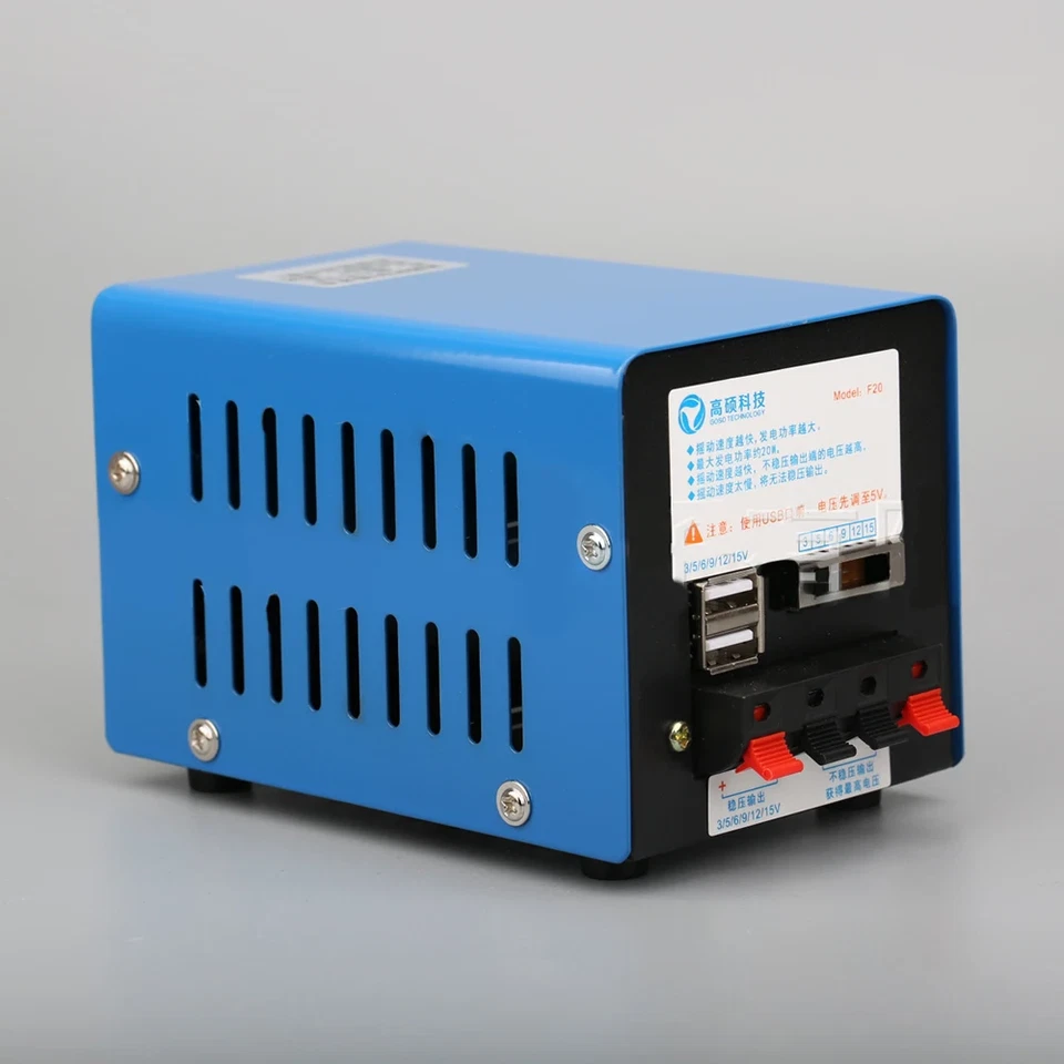 Generatore Portatile a Manovella 20W 5V USB per Emergenza e Outdoor - Immagine 4 di 4