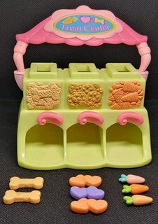 LPS Littlest Pet Shop Accessories Lot Play Set Treat Center Bones Cookies Carrot