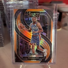 2024-25 Panini Select - Premier Level Deaaron Fox 150 Orange Prizm 65