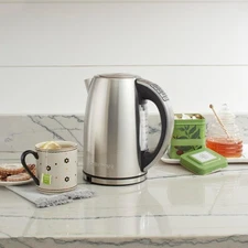 Cuisinart 1.7 Liter Kettle Light Silver, $130 Perfectemp Programmable CPK-17P1