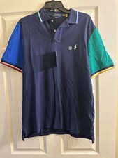 Polo Ralph Lauren Navy Polo Classic Fit Short Sleeve Shirt Size Medium 125