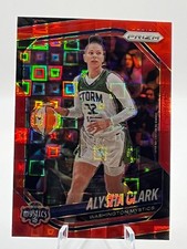 2025 Panini WNBA Prizm Alysha Clark #129 Red Pandora 173/199 MYSTICS