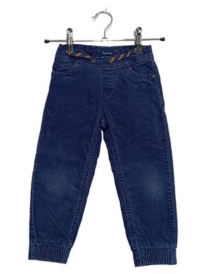 Impidimpi Kinder Cordhose Gr. 98 Blau Jogger Cord Jungen